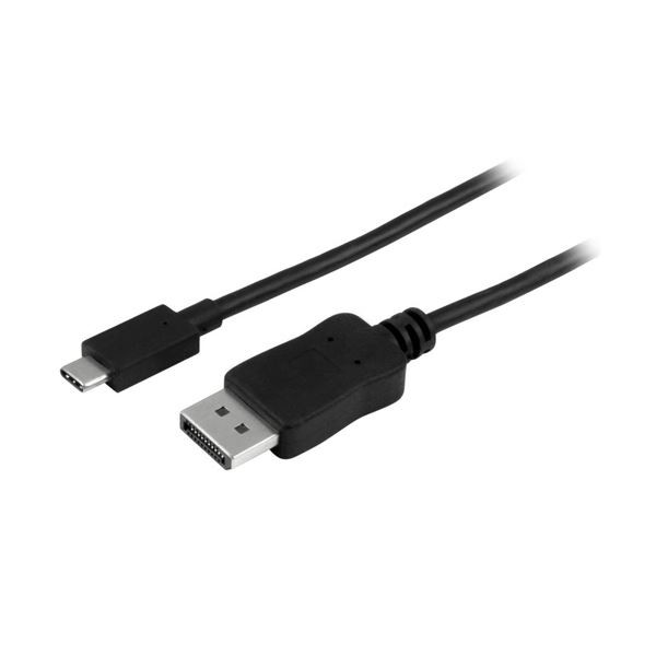 StarTech.com USB TypeC-DisplayPort 変換ディスプレイアダプタケーブル 1.8m 4K／60Hzブラック CDP2DPMM6B 1本〔代引不可〕