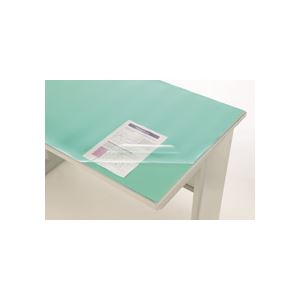 ds-(まとめ）ライオン事務器 デスクマット PVC製光沢仕上 ダブル（グリーンマット付） 1045×715×1.8mm No.5N 1枚〔×3セット〕 : （まとめ） ライオン事務器 デスクマット PVC製光沢仕上