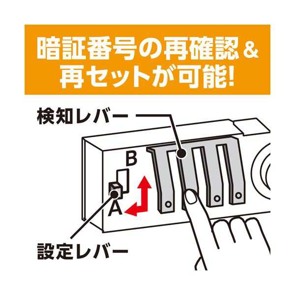 ソニックダイヤル式 キーボックス 36個吊 KS-7023 1個〔代引不可〕