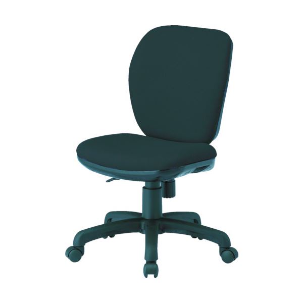 藤沢工業オフィスチェア 肘なし ブラック FST-77-BK 1脚 組立式〔代引不可〕の通販は 27,818円