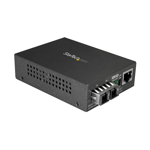 StarTech.com Gigabit対応 光メディアコンバータ MCMGBSCMM055 1台〔代引不可〕