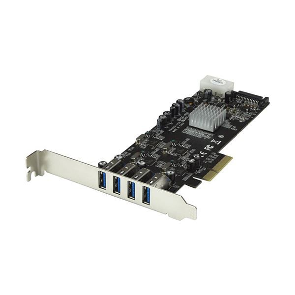 StarTech.com SuperSpeed USB 3.0 4ポート増設PCI Express／ PCIex4PEXUSB3S44V 1個〔代引不可〕