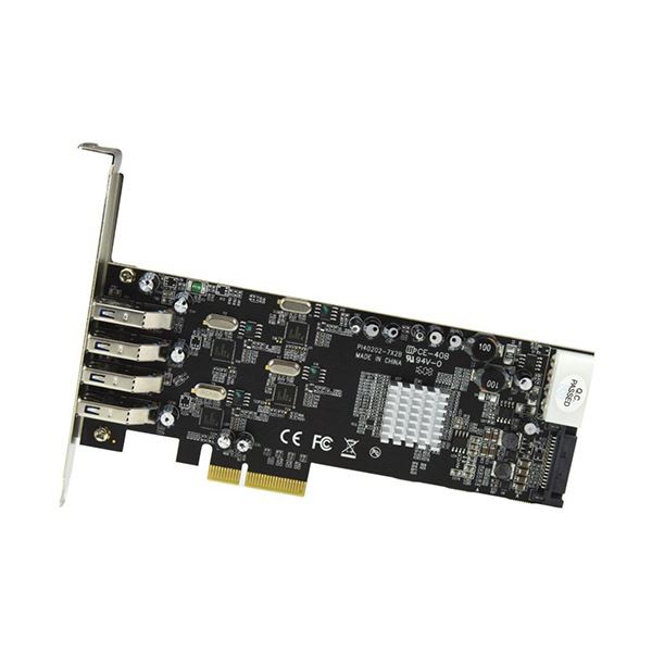 StarTech.com SuperSpeed USB 3.0 4ポート増設PCI Express／ PCIex4PEXUSB3S44V 1個〔代引不可〕