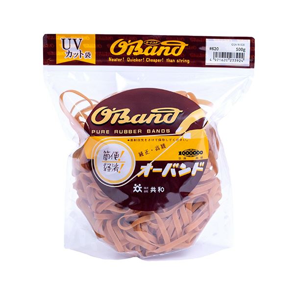 共和 オーバンド#620 内径152mm 500g入 透明袋 GSA-N-008 1袋〔代引不可〕の通販は 5,160円