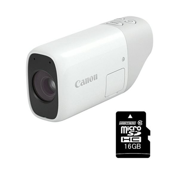 デジタルカメラPowerShot Zoom + 16GB microSDHCメモリカード 1セット〔代引不可〕