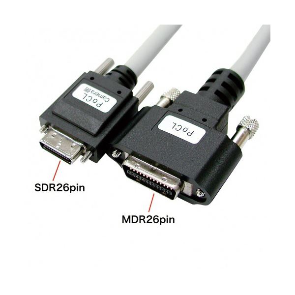 サンワサプライカメラリンク細径PoCLケーブル （PoCL SDR／MDR） 5m KB-CAMPO-05N 1本〔代引不可〕