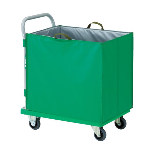 TRUSCOグランカート 蓋無ハンドトラックボックス付 718×468 TP-702-THBA 1台 組立式〔代引不可〕の通販は 71,590円