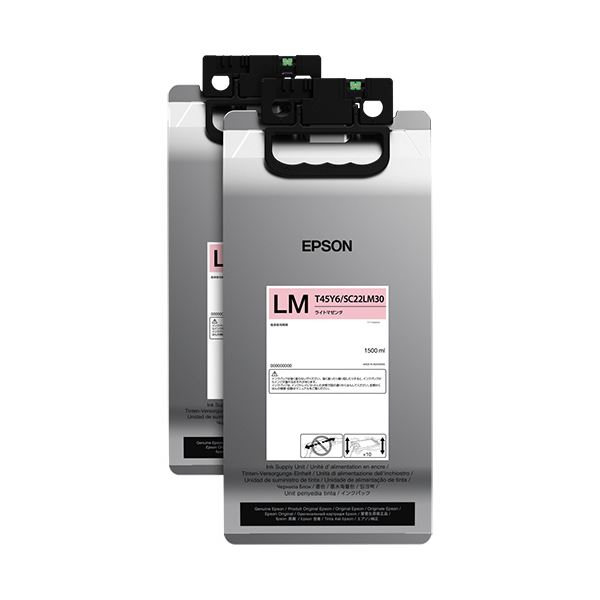 エプソンインクパック ライトマゼンタ 1500ml SC22LM30 1パック（2個）〔代引不可〕