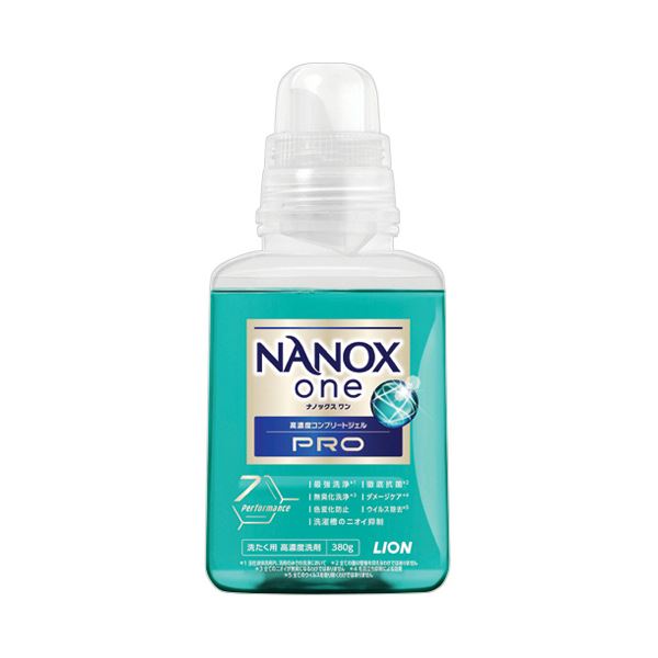 （まとめ） ライオンNANOX one PRO 本体 380g 1本 〔×10セット〕〔代引不可〕