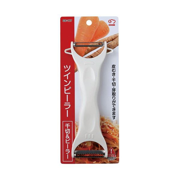 （まとめ） 和平フレイズジー・クック ツインピーラー（千切＆ピーラー） GC-117 1個 〔×5セット〕〔代引不可〕の通販は