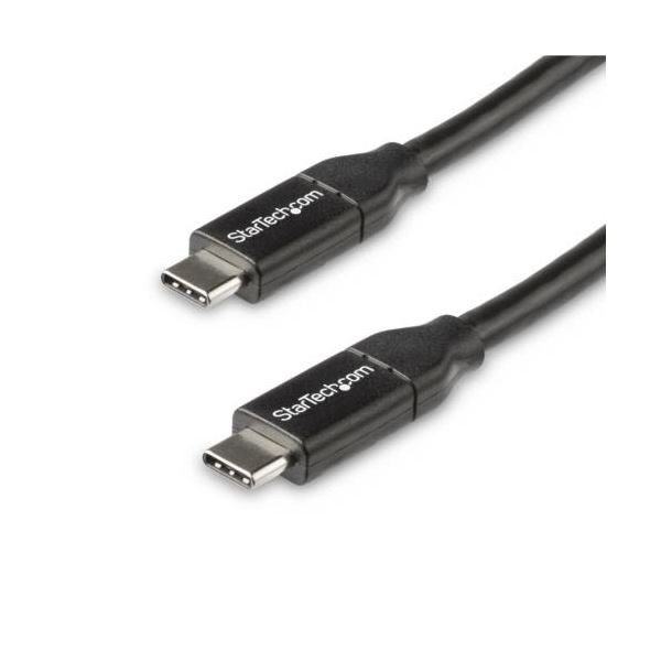 （まとめ） StarTech.com USB2.0 Type-Cケーブル 給電充電対応 TypeC（オス）-TypeC（オス） 0.5m ブラックUSB2C5C50CM 1本 〔×3セット〕〔代引不可〕の通販は