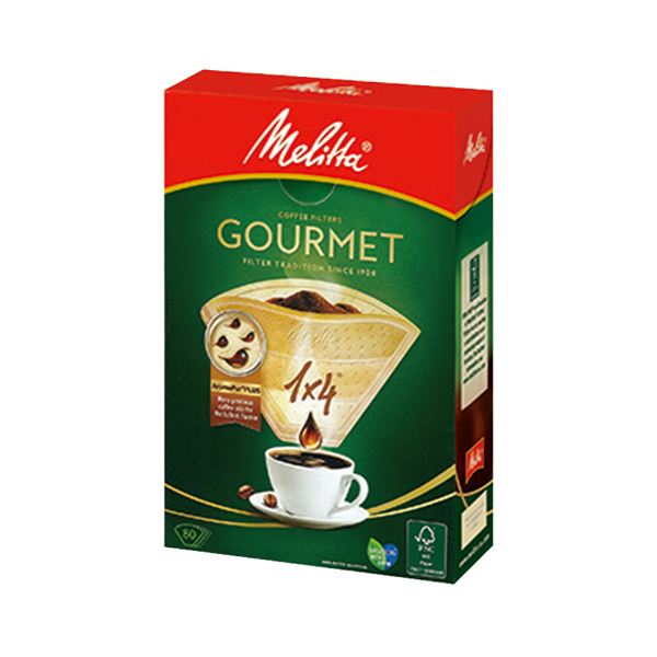 （まとめ） メリタフィルターペーパー グルメ 1×4 4~8杯用 1セット（240枚：80枚×3箱） 〔×3セット〕〔代引不可〕の通販は 9,470円