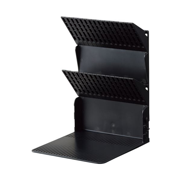 （まとめ） リヒトラブ1冊でも倒れないブックスタンド Medium A4 ブラック A-3580-24 1個 〔×3セット〕〔代引不可〕の通販は 7,744円