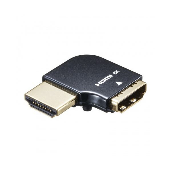 (まとめ) サンワサプライHDMIアダプタ L型(左) AD-HD29LYL 1個 〔×3セット〕〔代引不可〕の通販は