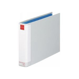 （まとめ） ライオン事務器パイプ式ファイル（環境） 両開き A4ヨコ 300枚収容 30mmとじ 背幅51mm ライトグレー No.732RK 1冊 〔×3セット〕〔代引不可〕の通販は 7,386円