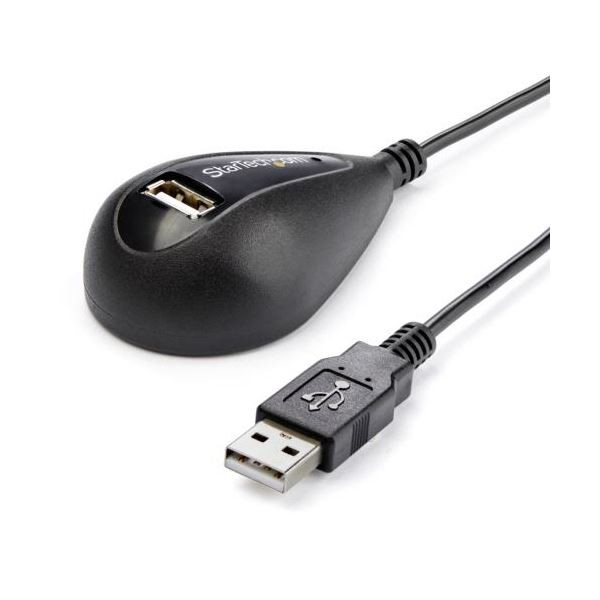 （まとめ） StarTech.com USB2.0延長ケーブル 1.5m A（オス）-A（メス） ブラック USBEXTAA5DSK1本 〔×3セット〕〔代引不可〕