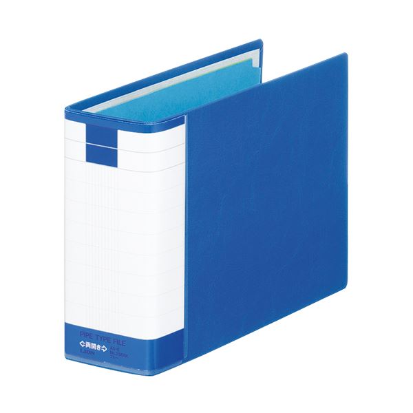 ds-2217131 ライオン事務器 パイプ式ファイル(環境)両開き A4タテ 1000枚収容 100mmとじ 背幅121mm ライトグレー No.7103RK1セット(10冊) たのめーるライオン事務器 パイプ式ファイル(環境) 両開き A4タテ