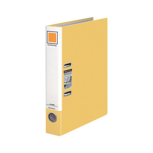 （まとめ） コクヨレバッチファイル A4タテ 2穴 280枚収容 28mmとじ 背幅56mm 黄 フ-AL280Y 1冊 〔×5セット〕〔代引不可〕の通販は 7,027円
