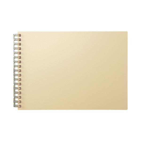 （まとめ） リヒトラブMutual オープンリングノート A5ヨコ 17穴 5mm方眼罫 リーフ50枚付属 マットイエロー N-2675-5 1冊 〔×5セット〕〔代引不可〕の通販は 6,812円