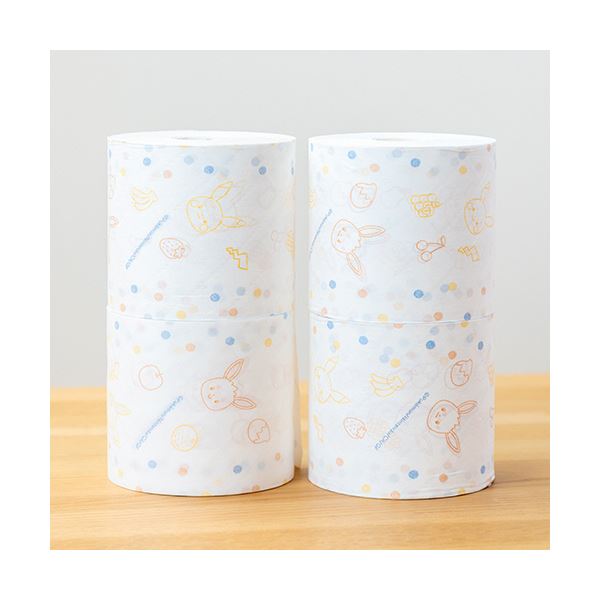 （まとめ） 丸富製紙トイレットペーパー モンポケ 5倍巻き パルプ シングル 芯なし 250m 1パック（2ロール） 〔×10セット〕〔代引不可〕の通販は