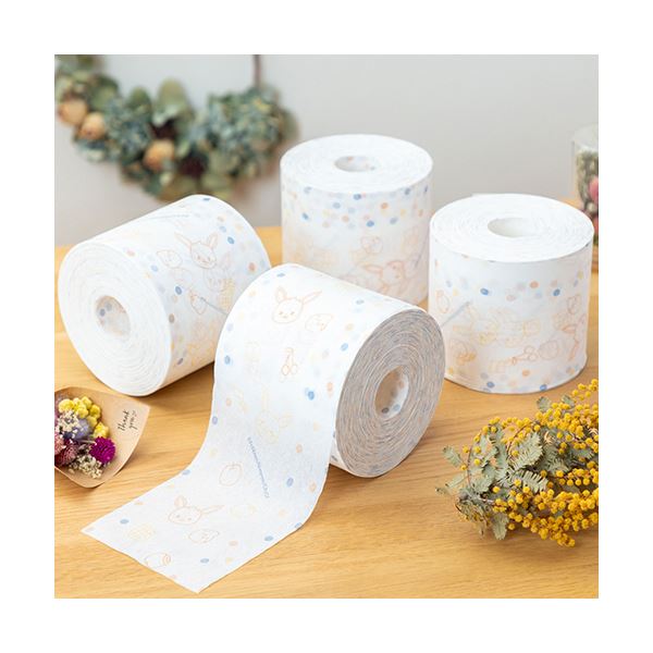 （まとめ） 丸富製紙トイレットペーパー モンポケ 5倍巻き パルプ シングル 芯なし 250m 1パック（2ロール） 〔×10セット〕〔代引不可〕の通販は