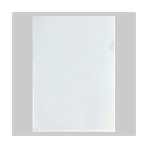 （まとめ） プラスカード（名刺）スリット付クリアーホルダー A4 FL-185HO 1パック（10枚） 〔×5セット〕〔代引不可〕の通販は