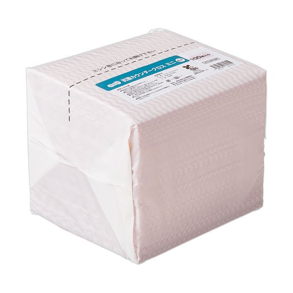 （まとめ） TANOSEE抗菌カウンタークロス ミニ ピンク 1パック（100枚） 〔×5セット〕〔代引不可〕の通販は 7,585円