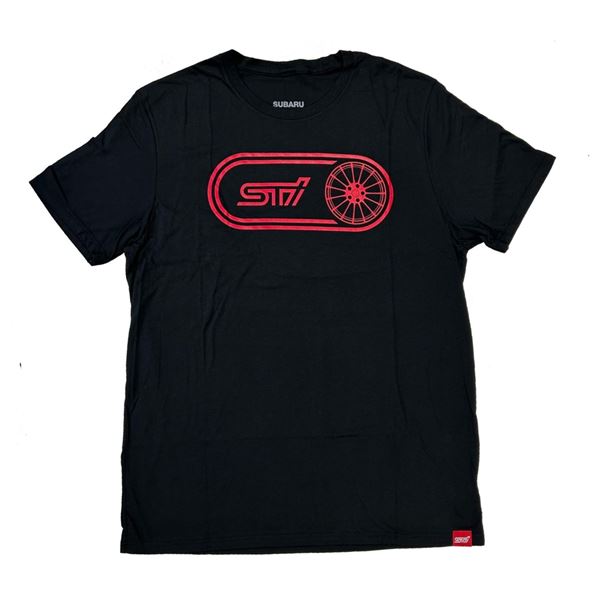 SUBARU （スバル）ホイールシルエット プリントTシャツ Lサイズ〔代引不可〕の通販は 15,612円