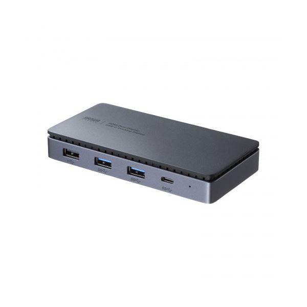 サンワサプライ ドッキングステーション HDMI×2画面出力 LAN端子なし USB-CVDK17〔代引不可〕