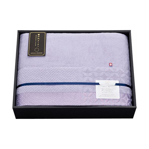 瀬戸内テーラー タオルケット パープル 約140×190cm C6085546〔代引不可〕の通販は