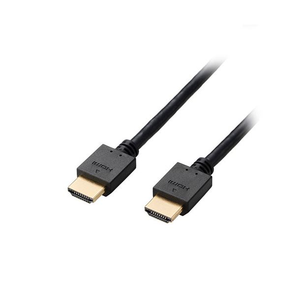 〔3本セット〕 エレコム ハイスピードHDMI(R)ケーブル DH-HD14EBK2シリーズ 2m DH-HD14E20BK2X3〔代引不可〕 6,820円