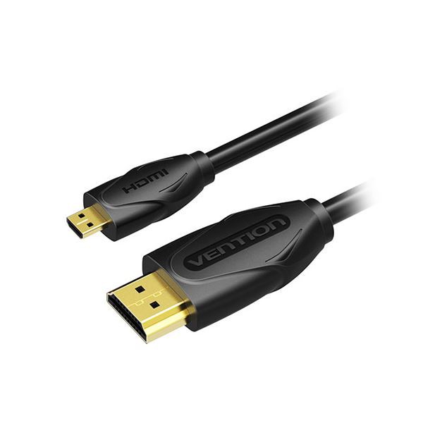 〔5本セット〕 VENTION マイクロHDMIケーブル 4K対応 1m ブラック VA-1666X5〔代引不可〕の通販は