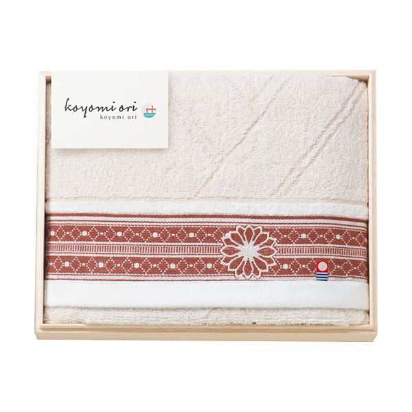 今治タオル koyomi ori バスタオル(国産木箱入) 60×110cm B1117546〔代引不可〕の通販は