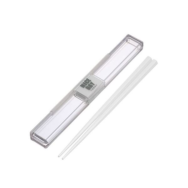 〔5セット〕 岩崎工業 とっても強いケース入り18cm箸 ホワイト H-590WHX5〔代引不可〕の通販は 5,200円