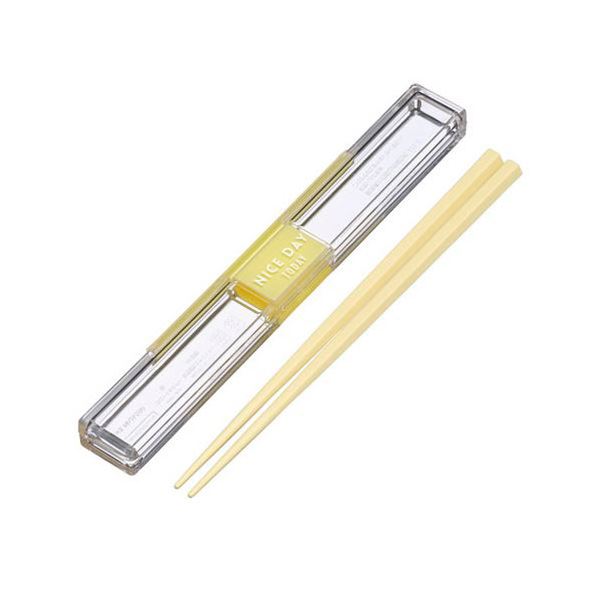 〔5セット〕 岩崎工業 とっても強いケース入り18cm箸 イエロー H-590YEX5〔代引不可〕の通販は 5,200円