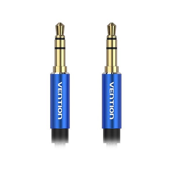 〔5本セット〕 VENTION 3.5mm Male to Male オーディオケーブル コットン編み アルミニウム合金 3m ブルー BA-4551X5〔代引不可〕の通販は
