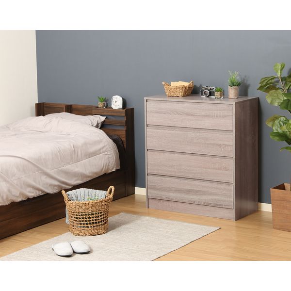 工具不要4段チェスト GY グレー 組立品〔代引不可〕〔代 