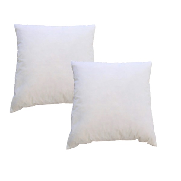 〔2個セット〕 シンプル 羽根クッション中材 〔ベージュ 幅50cm〕 正方形 スモールフェザー100％ 日本製 〔リビング 寝室〕〔代引不可〕の通販は 6,222円