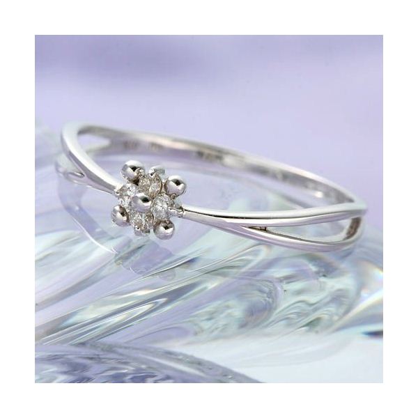 WGダイヤリング 指輪 フラワーリング 19号〔代引不可〕の通販は