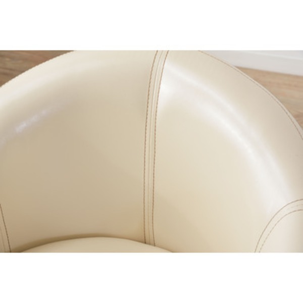 ダイニングチェア パーソナルチェア 幅55cm アイボリー 肘付き 木製 ソフトレザー リビング 在宅ワーク 店舗 インテリア家具〔代引不可〕 ダイニングチェア パーソナルチェア 幅55cm アイボリー 肘付き 木製 ソフトレザー リビング 在宅ワーク 店舗 インテリア家具〔代引不可〕