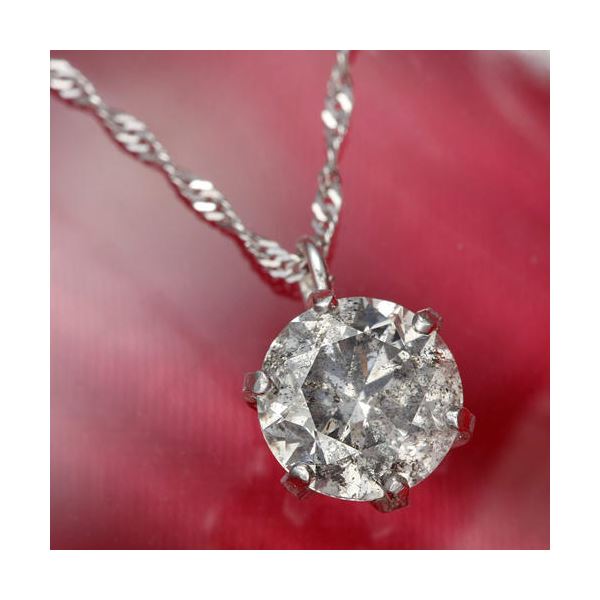 純プラチナ0.7ctダイヤモンドペンダント/ネックレス (鑑別カード付き)〔代引不可〕の通販は