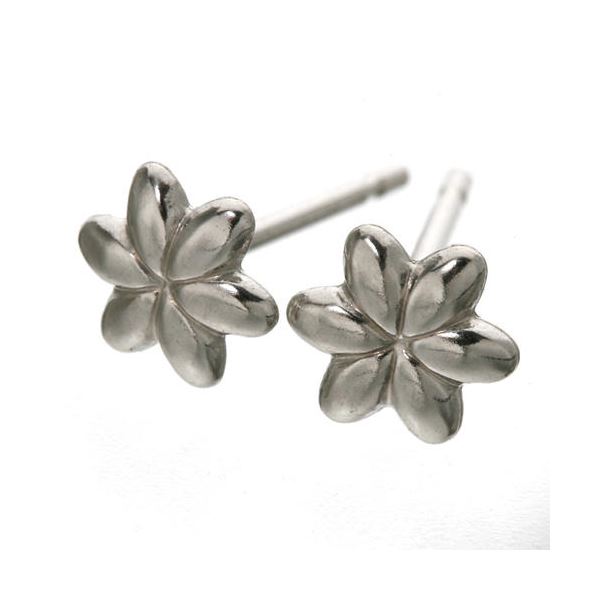 Pt900 プラチナ モチーフピアス フラワー〔代引不可〕の通販は