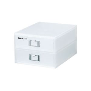 吉川国工業所 ファイルユニット 2段 W260×D350×H185mm LM-52 1個〔代引不可〕の通販は