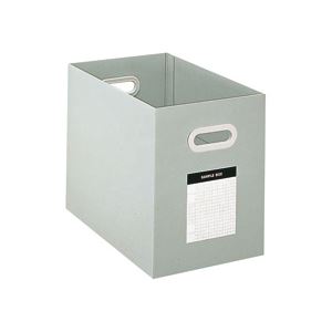 （まとめ）サンプルボックス A4 板紙 グレー 10冊入〔代引不可〕の通販は 13,244円