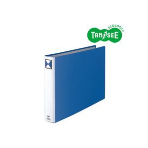 まとめ)TANOSEE 両開きパイプ式ファイル A3ヨコ 50mmとじ 青 30 まとめ)TANOSEE 両開きパイプ式ファイル A3ヨコ 50mmとじ 青 30