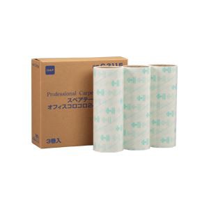 （まとめ）オフィスコロコロ スペアテープ 240mm 3巻×10パック〔代引不可〕の通販は
