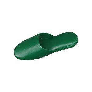（まとめ）高周波レザースリッパ グリーン 10足〔代引不可〕 12,380円