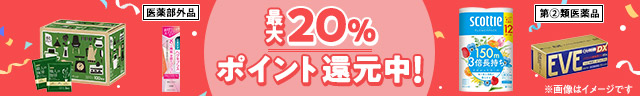 最大20%ポイント還元中!