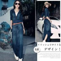 Au Webポータル Auショッピング検索で デニム ワンピース ロング丈 を検索