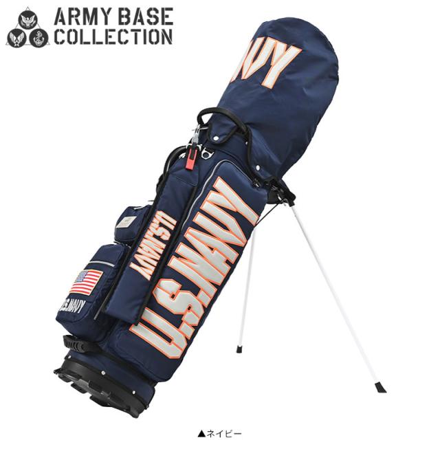 U.S. NAVY ゴルフバッグ・キャディバッグ アーミーベースコレクション スタンドバッグ ネイビー ABC-056SB